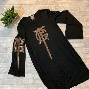 JPG Jean Paul Gaultier Unique Blk Dress Sz M